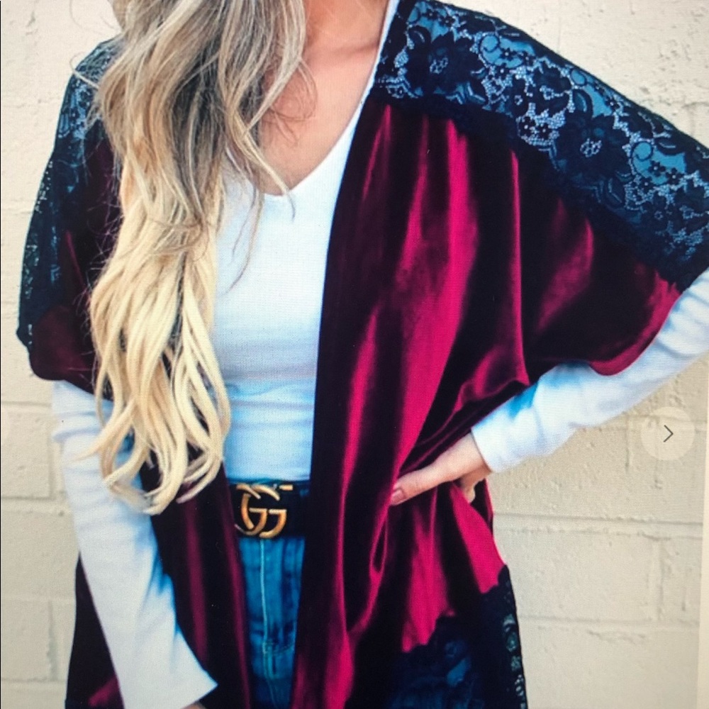 Velvet Rope Kimono - Picture 3 of 9